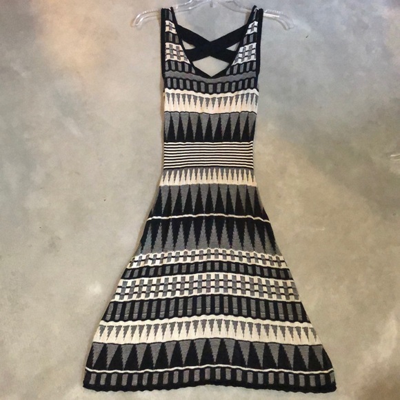 Black and Tan Dress - Picture 1 of 8